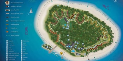 Kurumba maldives resort מפה